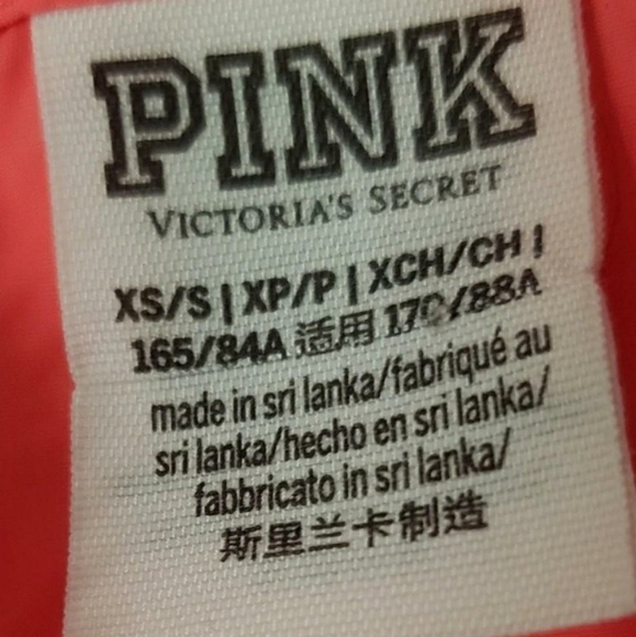 Victoria Secret VS Pink Brand Lightweight Hooded Windbreaker Size XS/S - Picture 7 of 9